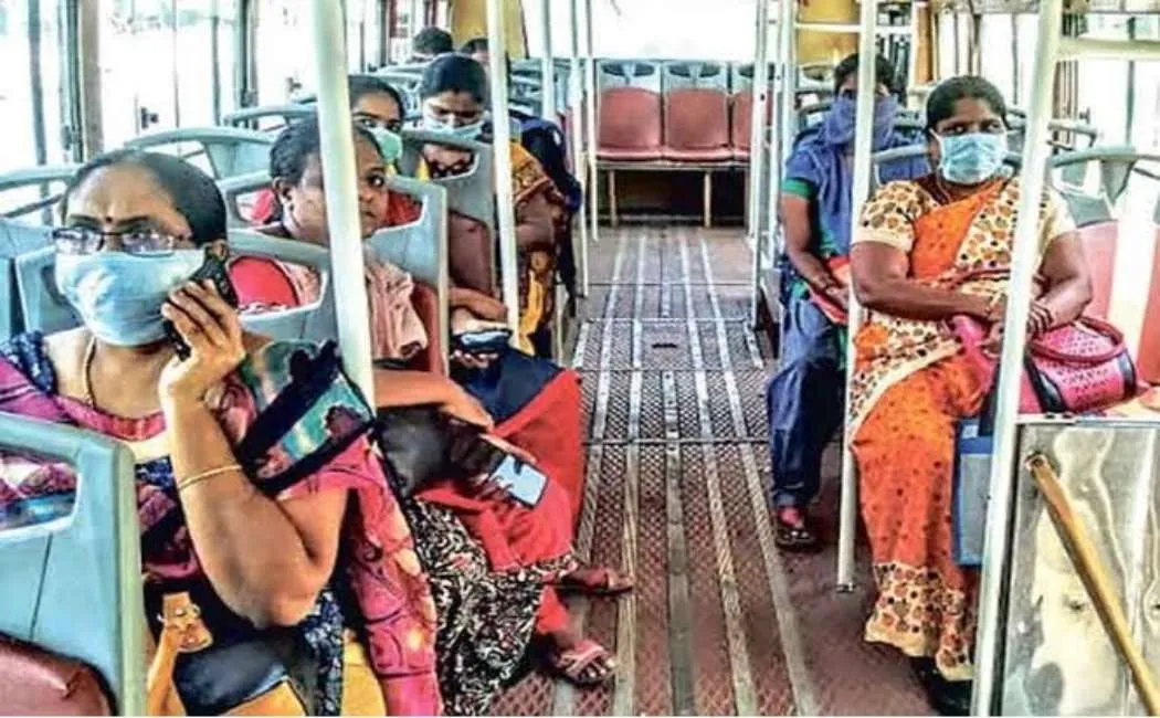 trichy bus womens travelling 